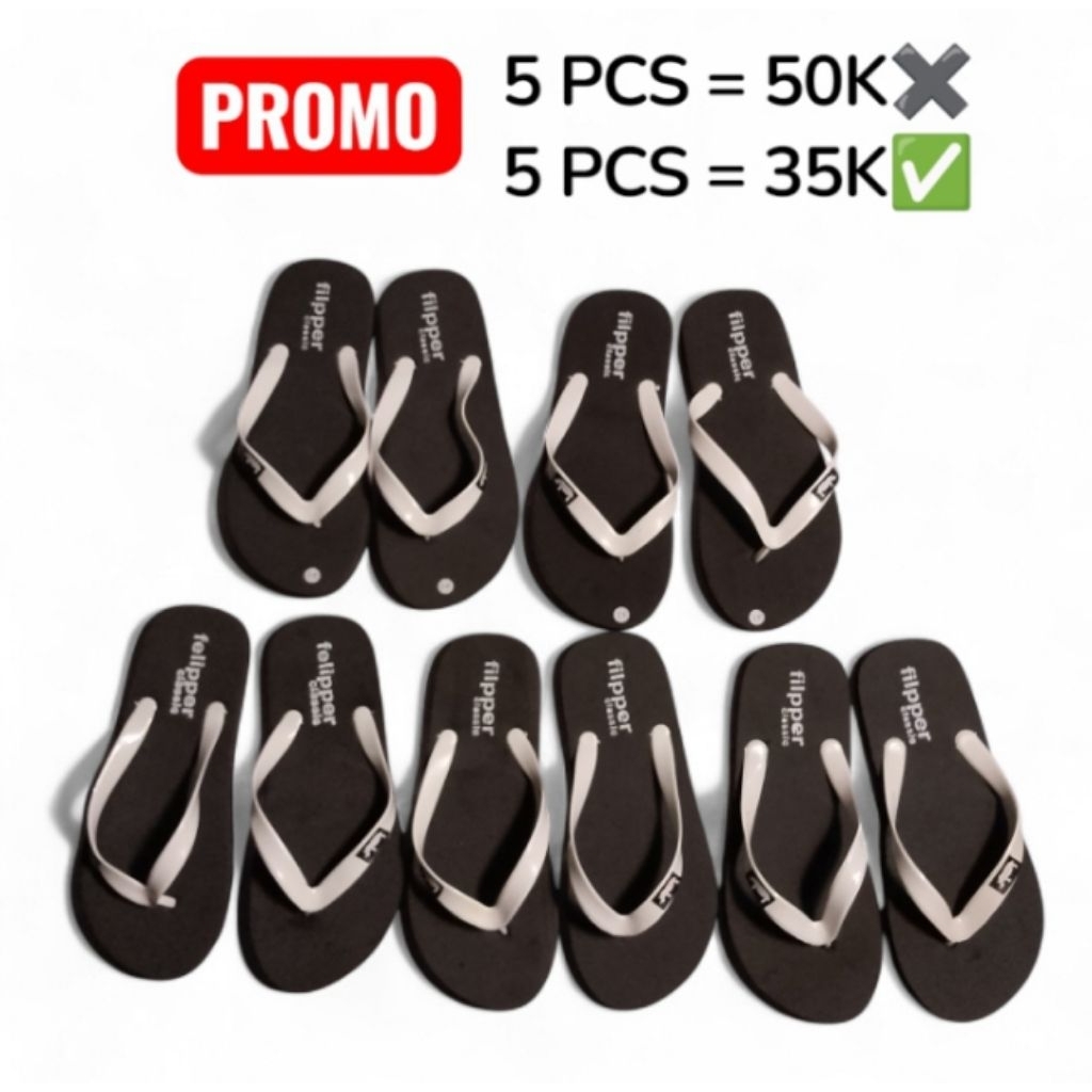 5PCS Sandal Pria Sandal Jepit Pria Sandal Grosir