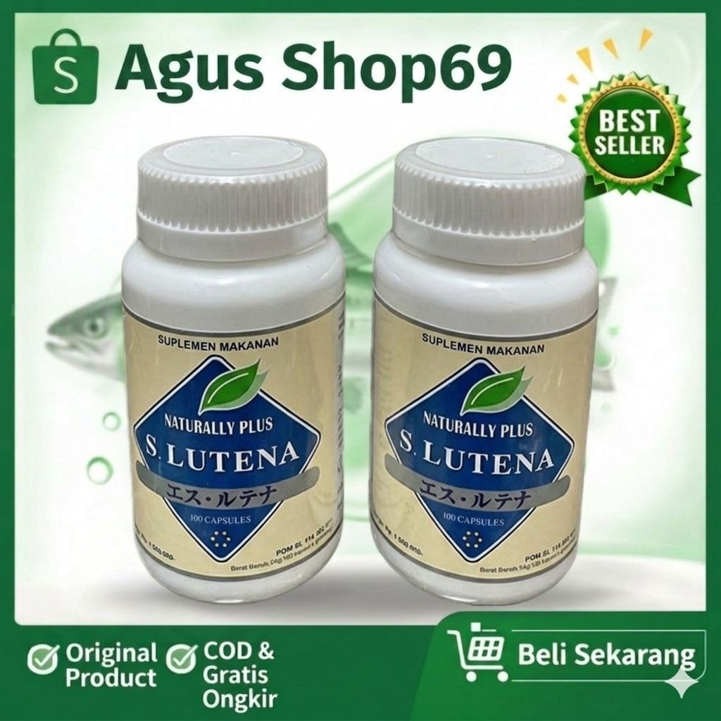 S Lutena S Lutein Naturally Plus JAMINAN ORIGINAL
