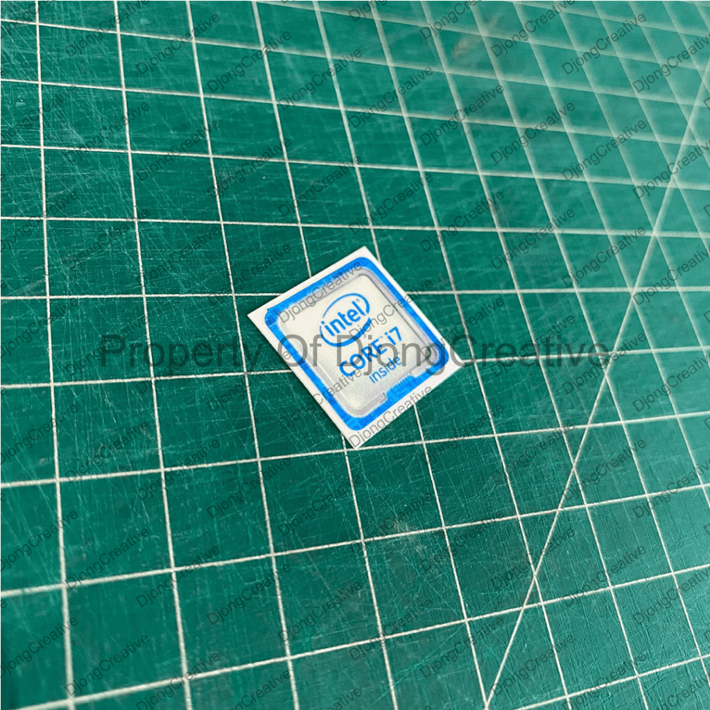 Stiker Intel Core i7 Gen 6