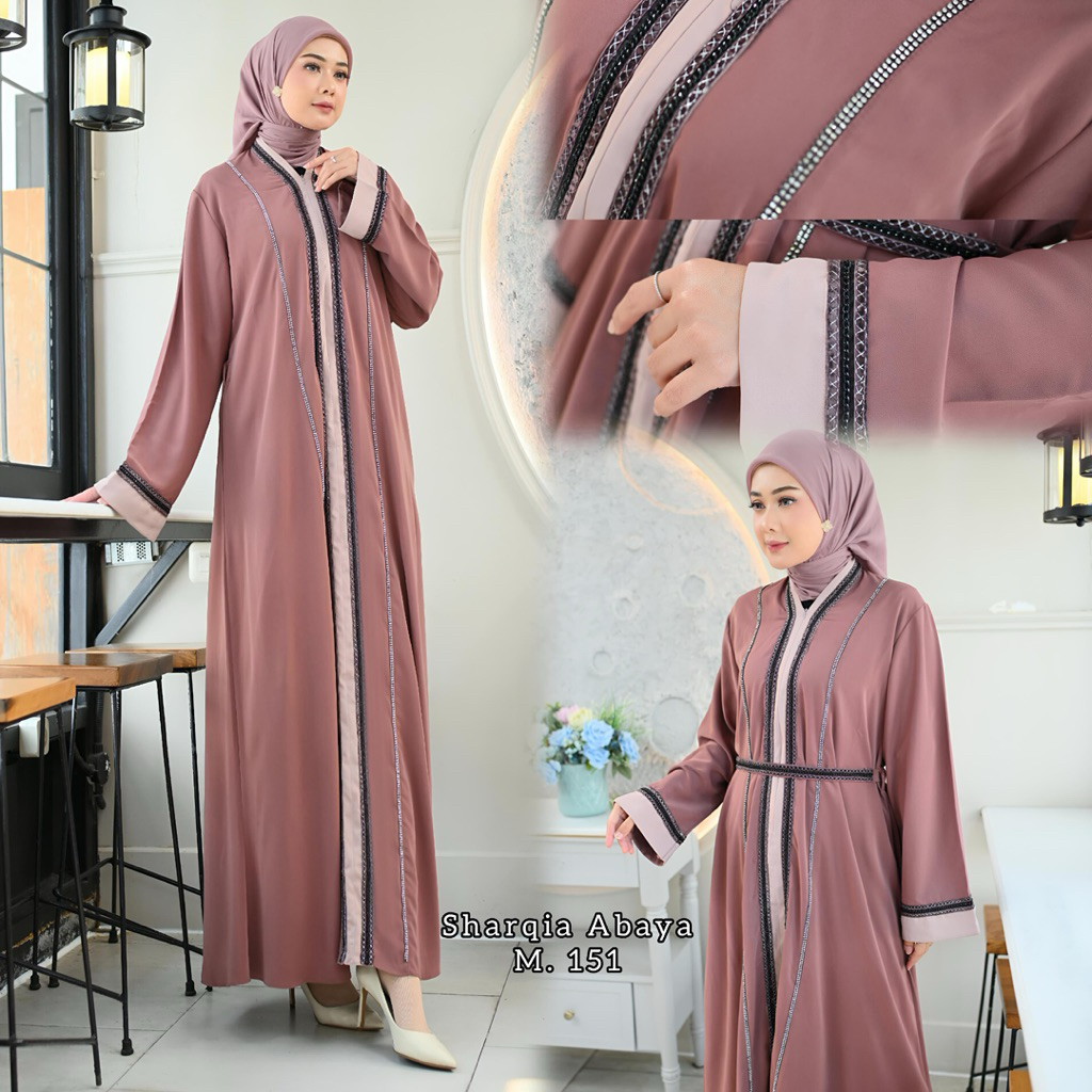 GAMIS WANITA ELEGAN, SAUQIA DRESS, modern gamis