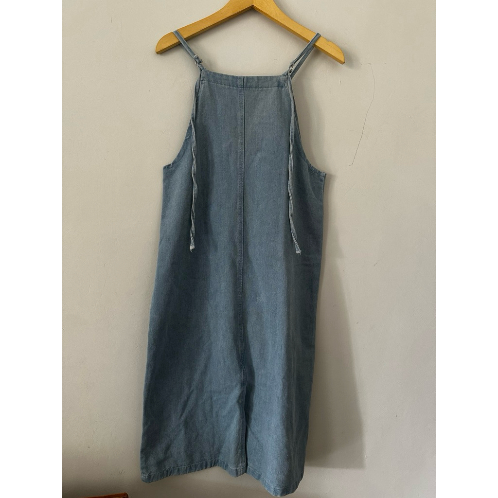 Dress Denim Pendek Wanita/Jumpsuit Denim/Dress lucu