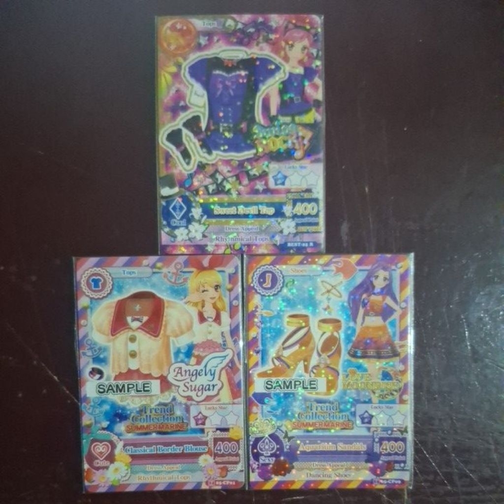 [aikatsu] kartu rare cp sample - ichigo mizuki seira