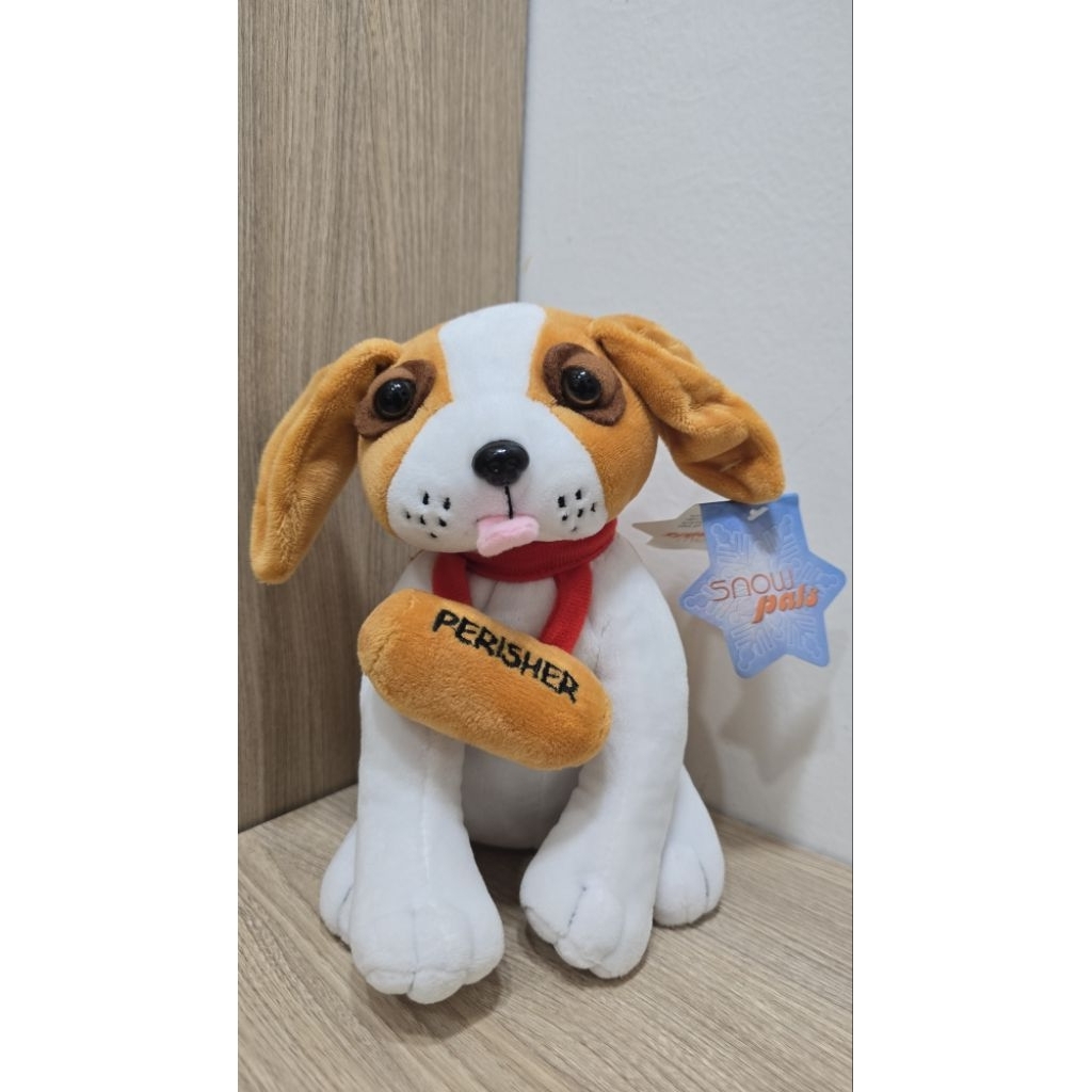 Australian Made Souvenir Snow Pals St Bernard Dog doll / St Bernard Dog Plush toy / Oz St Bernard Do