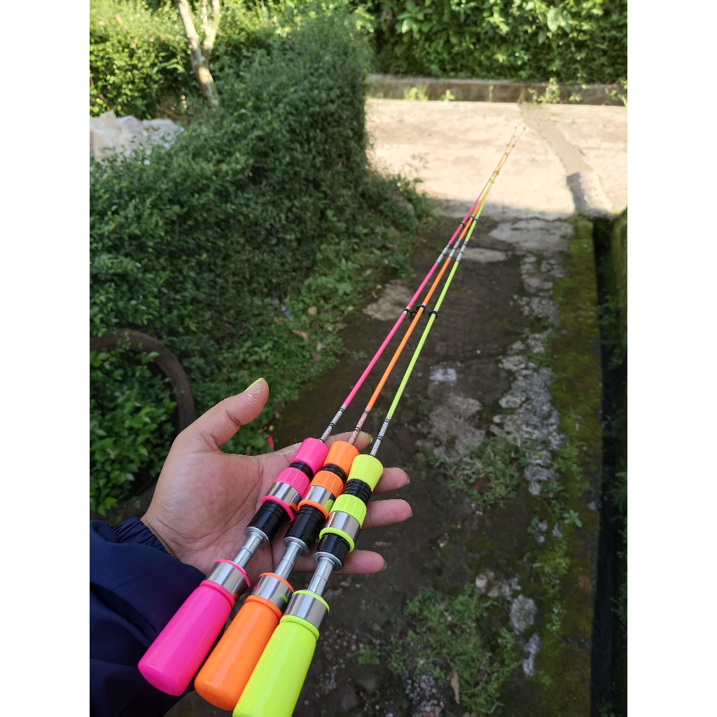 Joran micro fishing (wader/udang) sambung