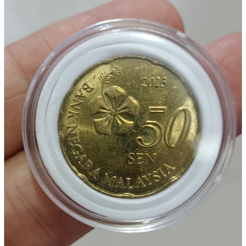 Uang Logam Malaysia 50sen untuk koleksi