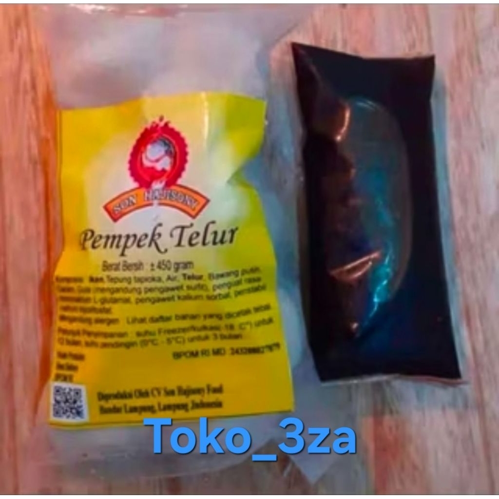 Pempek Telur Son HajiSony GRADE A Asli Lampung Enak