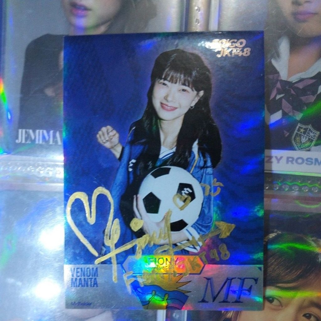panini erigo JKT48 bertanda tangan fiony JKT48
