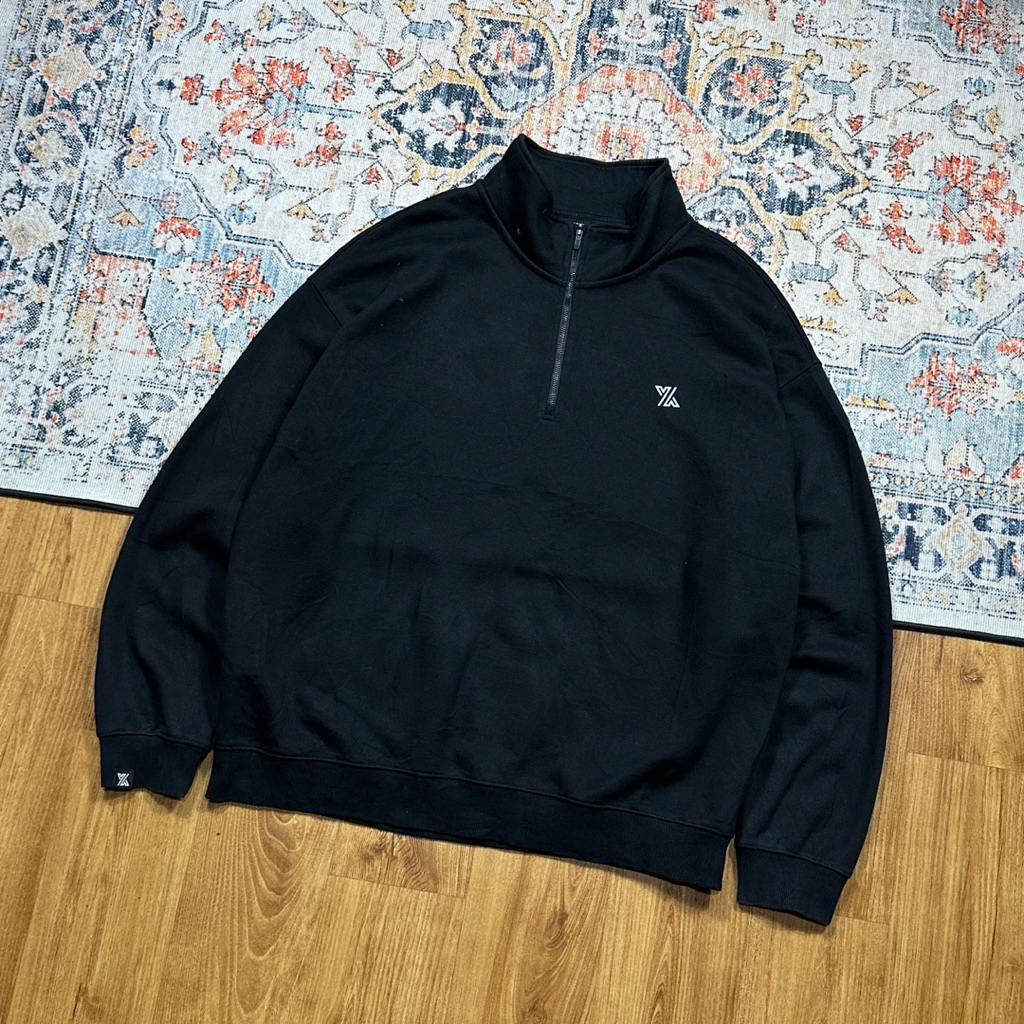 XEXYMIX HALF ZIPPER CREWNECK SECOND