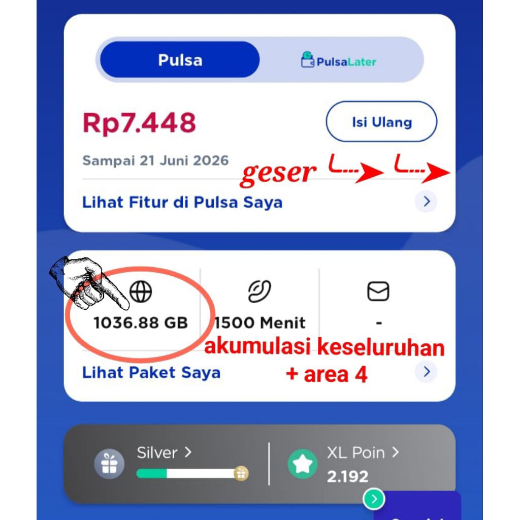 XL XCP DISKON 70% 55RB 52GB XL DISKON 70% AKUMULASI JUMBO