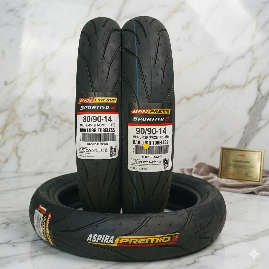 PROMO Ban Motor Aspira Premio Sportivo 2 Ring 14 Tubles