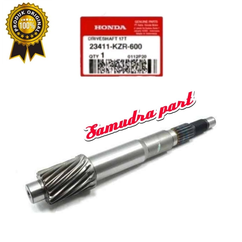 As pully Puly Vario 125 Shaft Drive Vario 125 As gardan Vario 125 17T original 23411KZR600