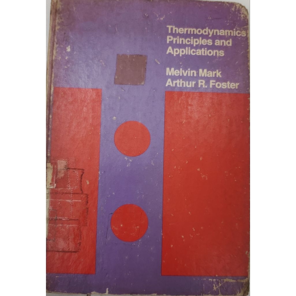 BUKU THERMODYNAMICS PRINCIPLES AND APPLICATIONS BEKAS ORIGINAL