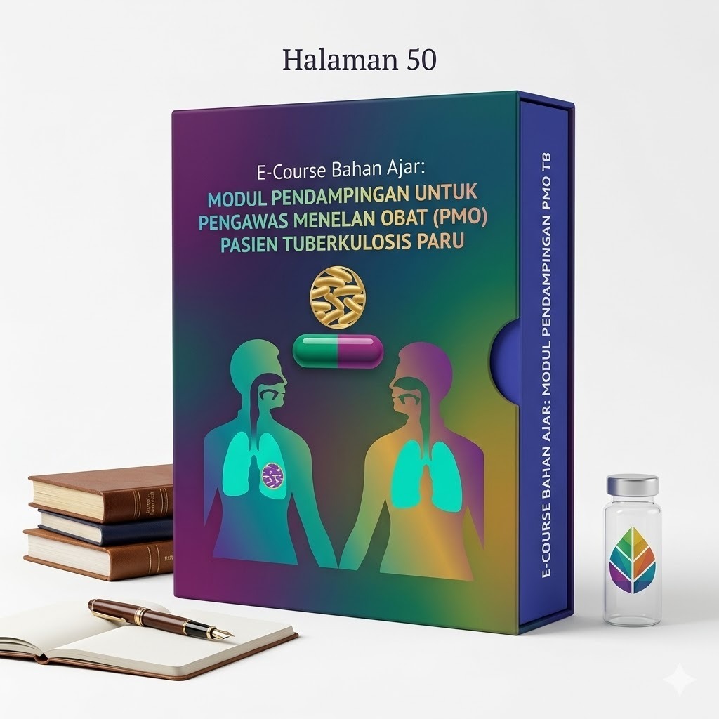 E-Course Bahan Ajar - Modul Pendamping untuk Pengawas Menelan Obat (PMO) Pasien Tuberkulosis Paru