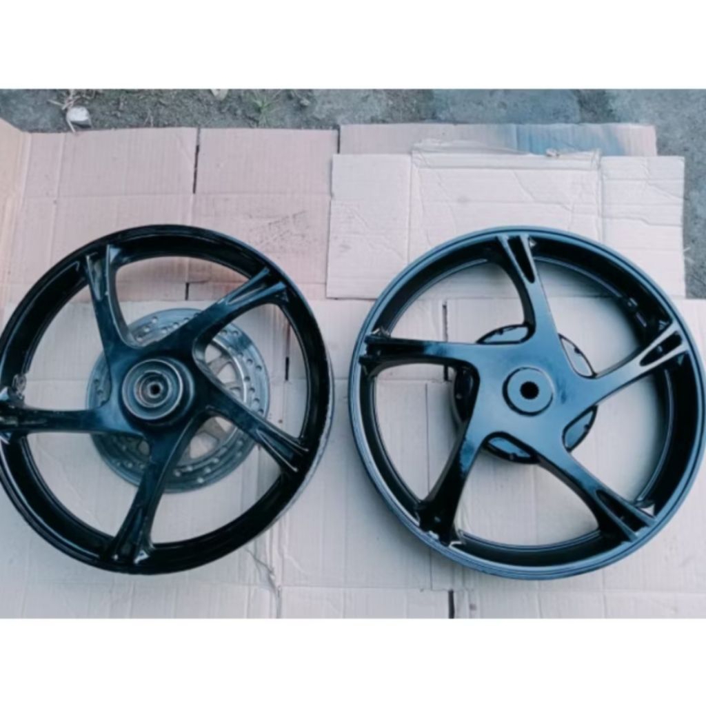 Velg Roda Depan Belakang Mio Sporty Mio Smile Soul Karbu Fino Karbu Original Bekas Copotan