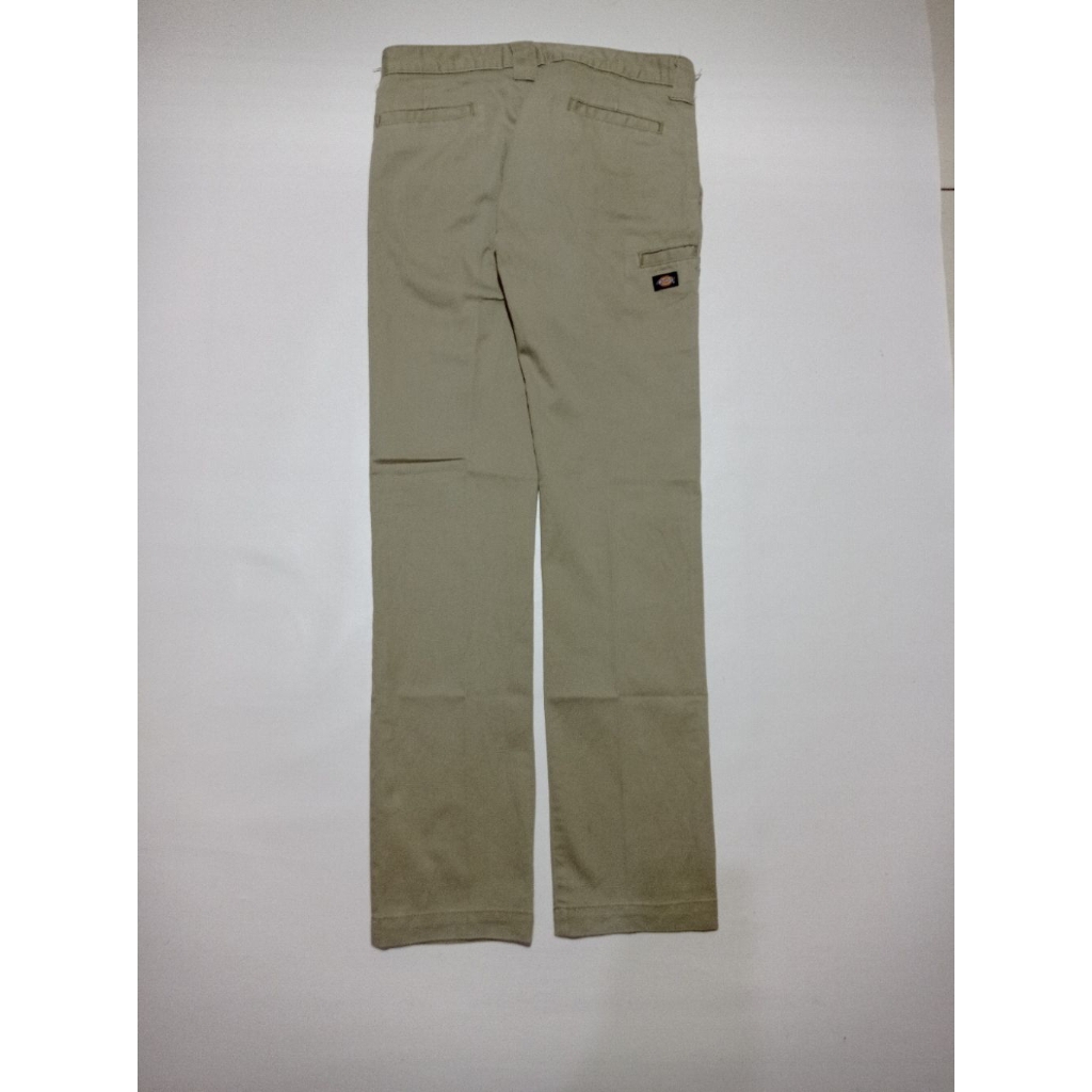 Celana Dickies Skinny Straight Cellpocket Warna Khaki Size 16 Setara 28 Second Brand Dickies