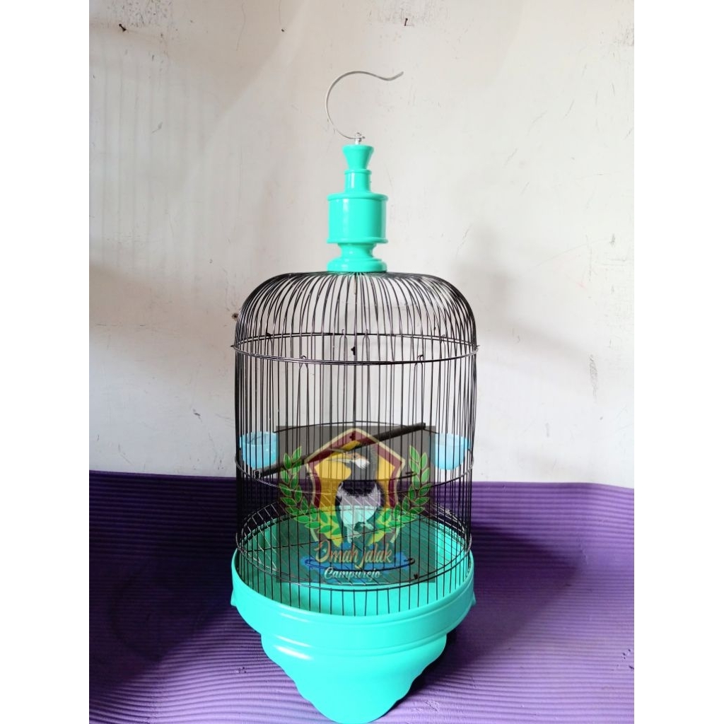 sangkar Minion tanggung tebok PVC polos fullset
