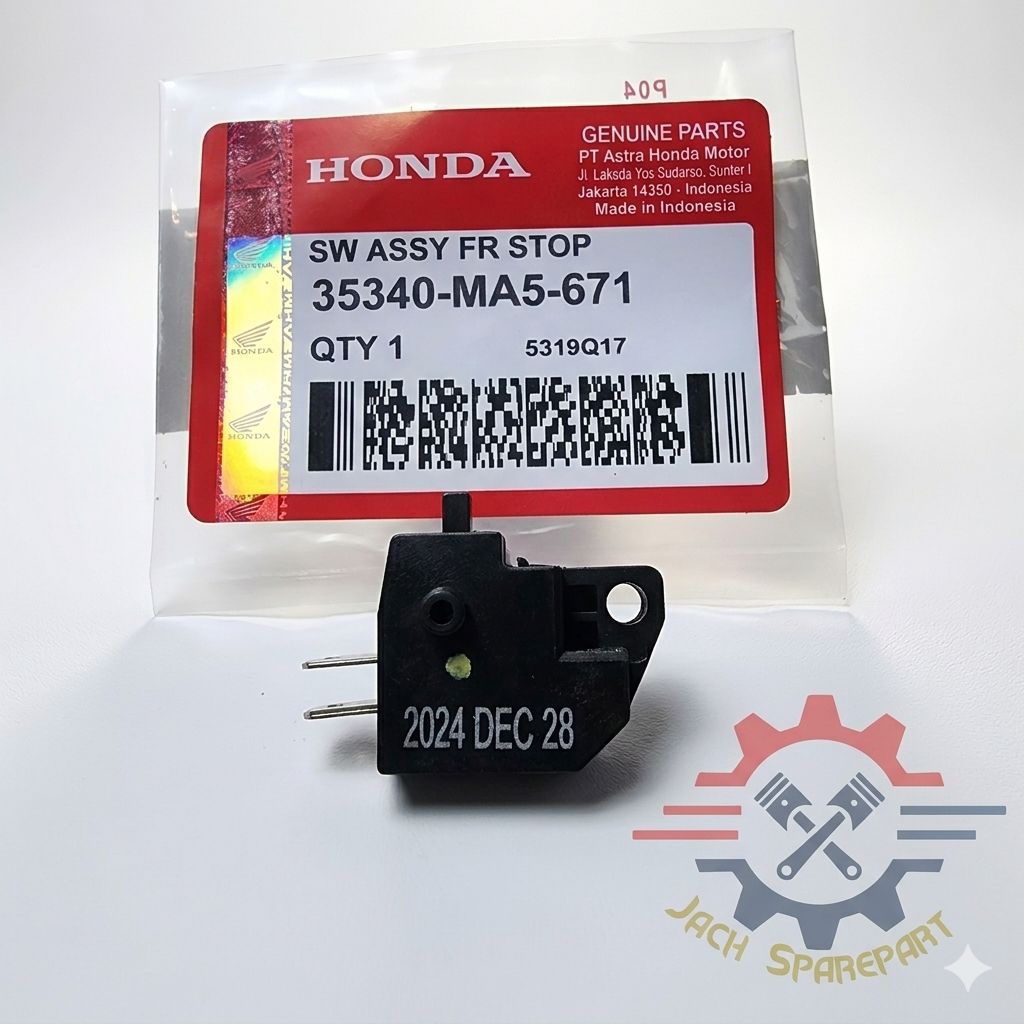 Grosir 10 PCS Switch Rem Depan Honda CBR 150 250 Beat Vario Scoopy Supra X 125 Karisma 35340-MA5-671