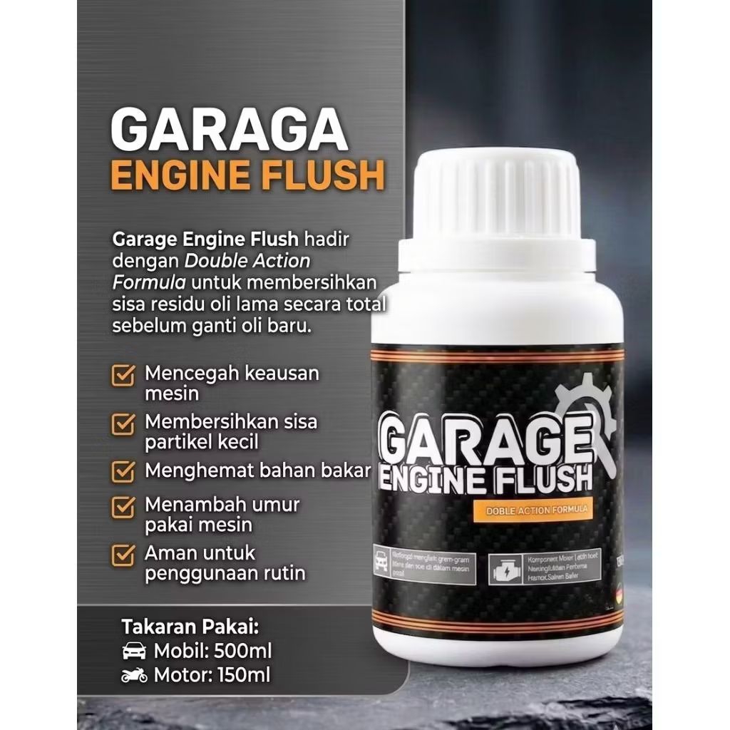 ENGINE FLUSH 110ML | GARAGE ENGINE FLASH MOTOR MOBIL