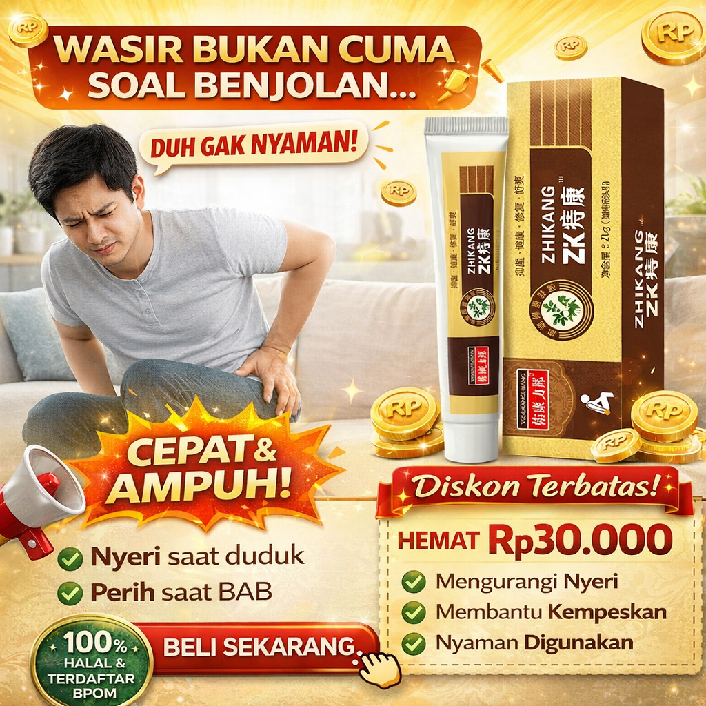 BPOM | ZHIKANG OBAT WASIR SALEP AMBEYAN | Pengempes Benjolan Wasir & Pereda Nyeri Ampuh