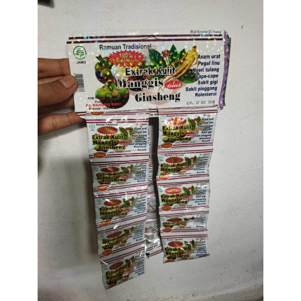 extra kulit manggis kapsul asam urat
