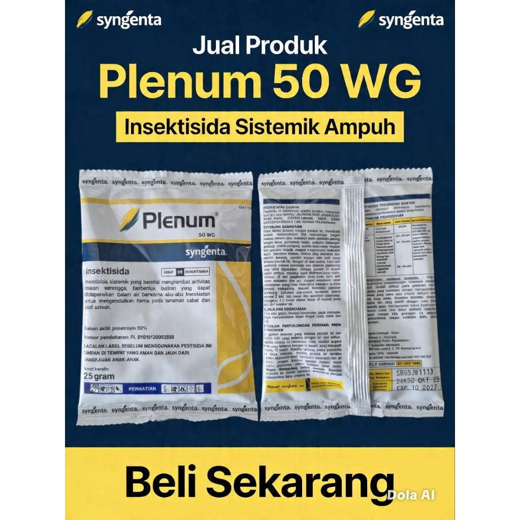 Kunci Panen Cabai & Padi Melimpah? PLENUM 50 WG Jawabannya