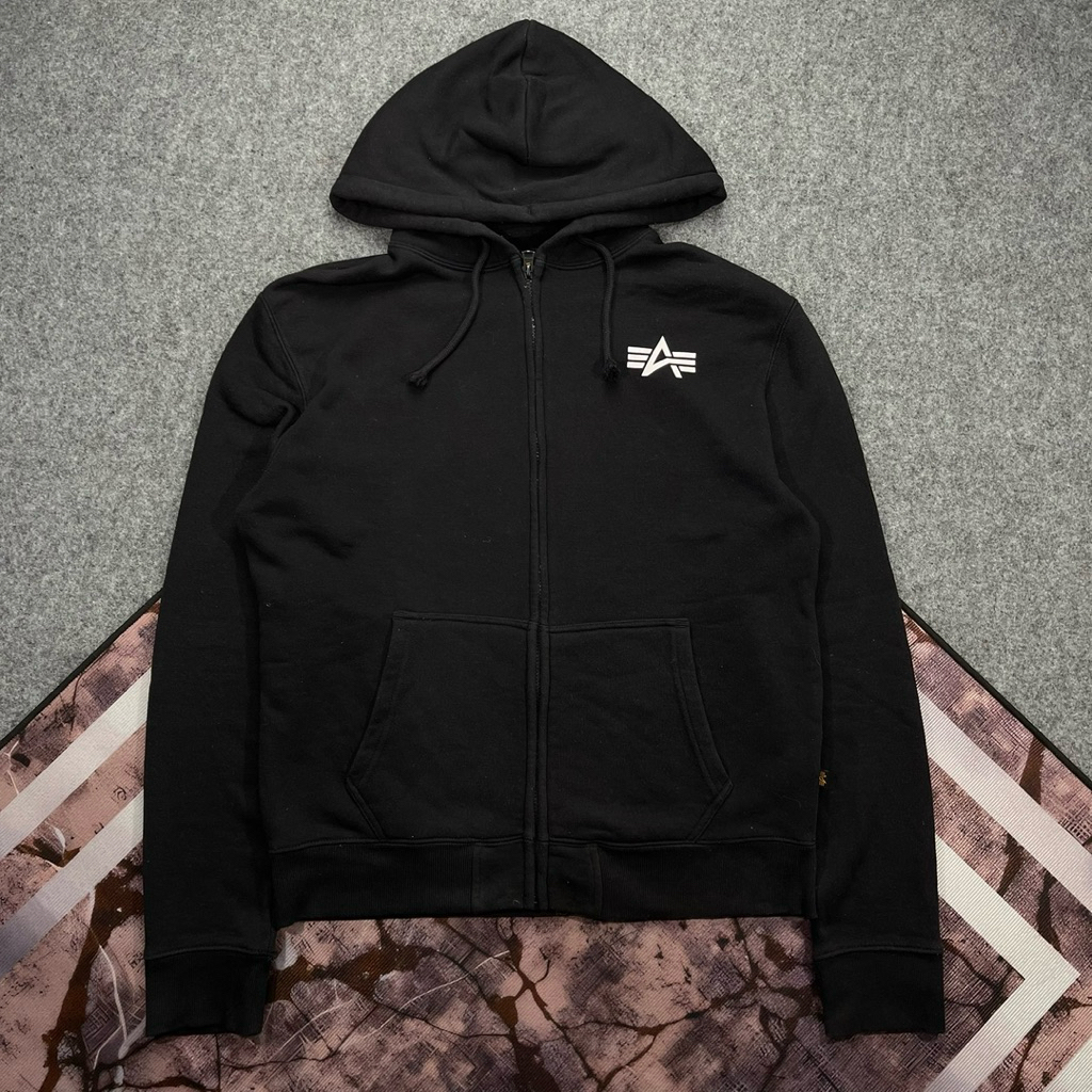 Hoodie Alpha Industries ziper second
