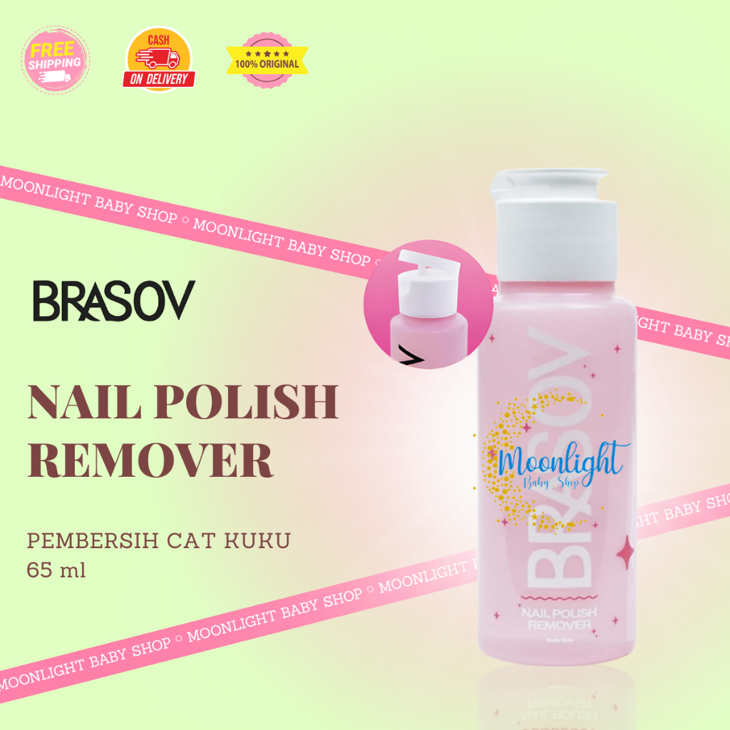 Brasov Nail Polish Remover 65ml - Cairan Penghapus Cat Kuku