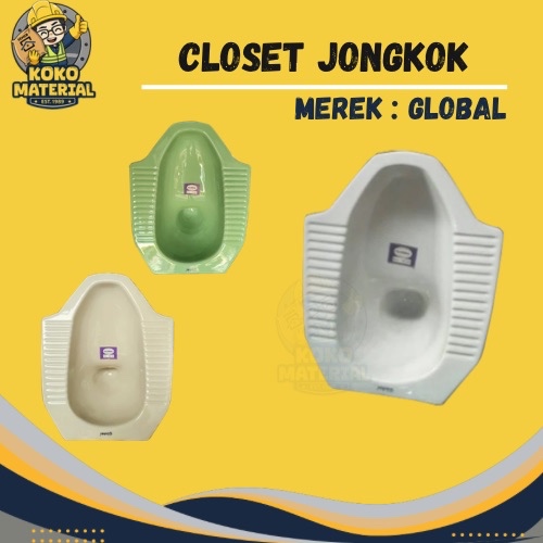 CLOSET JONGKOK GLOBAL PUTIH / WARNA