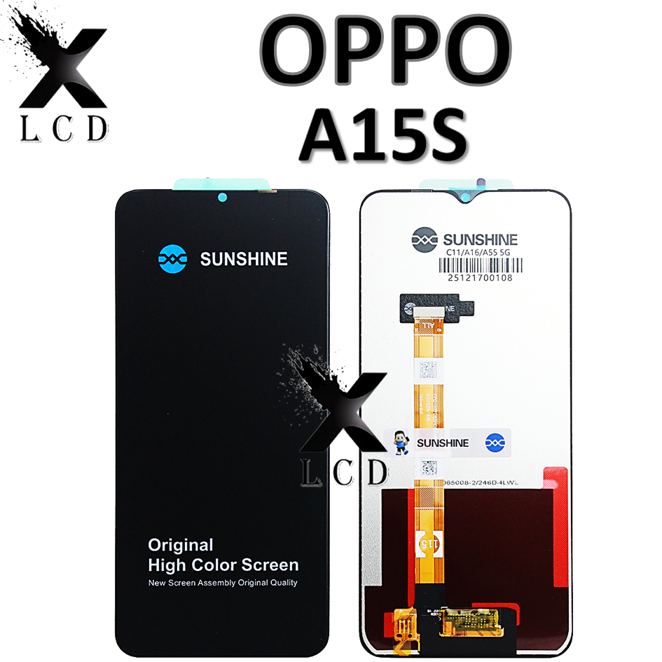 LCD TOUCHSCREEN OPPO A15S ORIGINAL 100% FULLSET COMPLETE