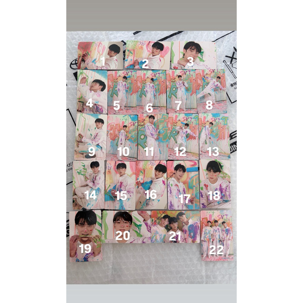 Face The Sun Mingyu Carat Version Official 100%