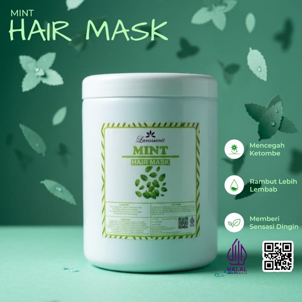 HAIR MASK 1kg BPOM HALAL PERAWATAN RAMBUT - RAMBUT HALUS DAN LEMBUT