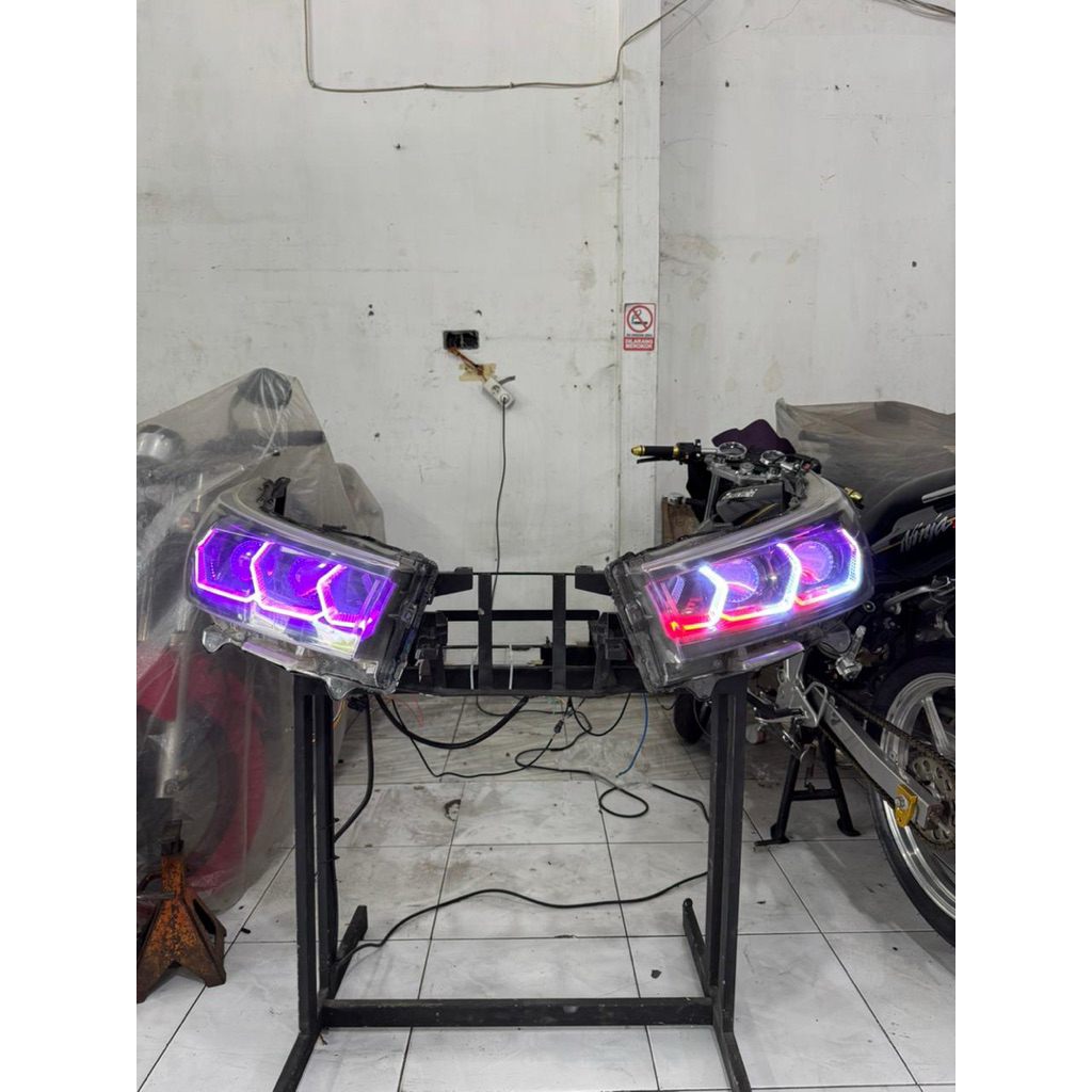 Headlamp custom innova reborn / lampu innova reborn / projector innova / biled innova reborn   HL re