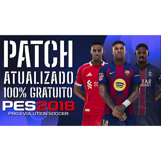PES 2018 Patch 2025-26 (Updated Faces, Kits & More)