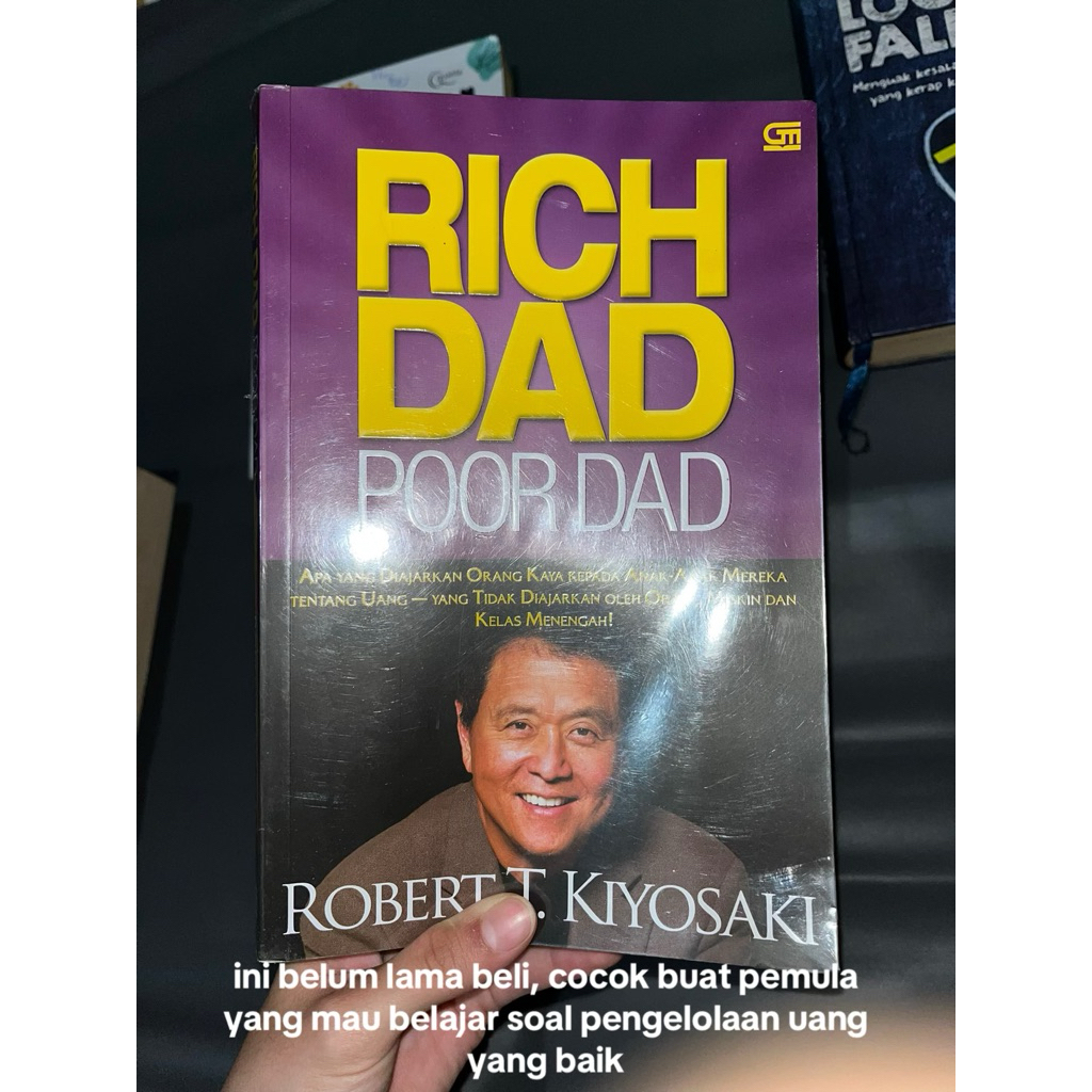 Buku Rich Dad Poor Dad (PRELOVED/Buku Bekas)