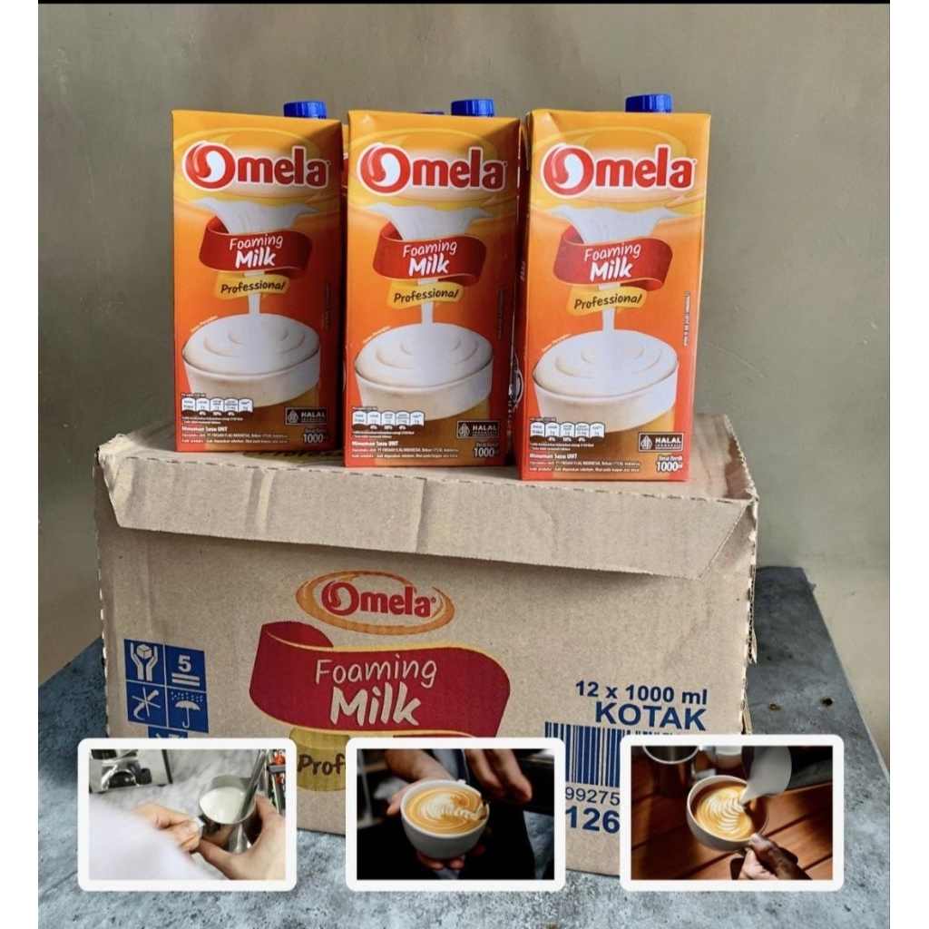 susu omela 1 liter 1 dus isi 12
