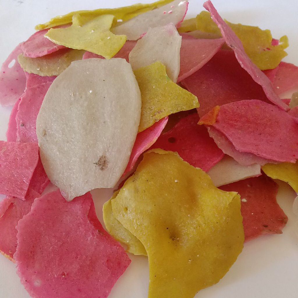 Kerupuk Upil Mentah 1kg  | Kerupuk Mentah Bisa Goreng Pasir / Minyak Renyah Gurih