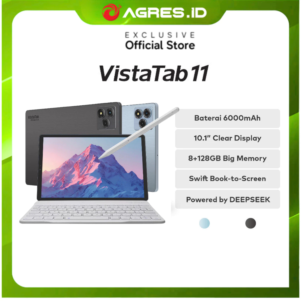 [Free Keyboard and Pen] itel Tab 11 Tablet- 4+128GB - 6000mAh - Support ChatGPT - AI Assistant