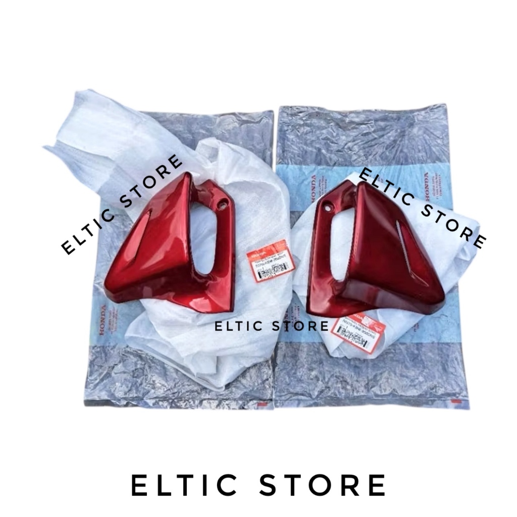 Kupingan Tangki Set Merah Maroon Honda Tiger 2000 Original AHM