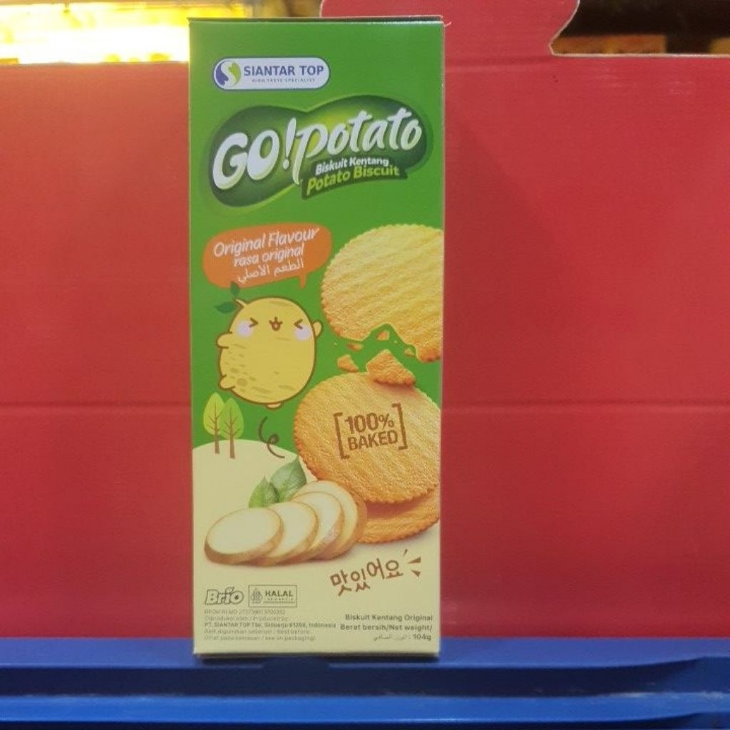SIANTAR TOP Brio GO! POTATO Potato Biscuit 104gr