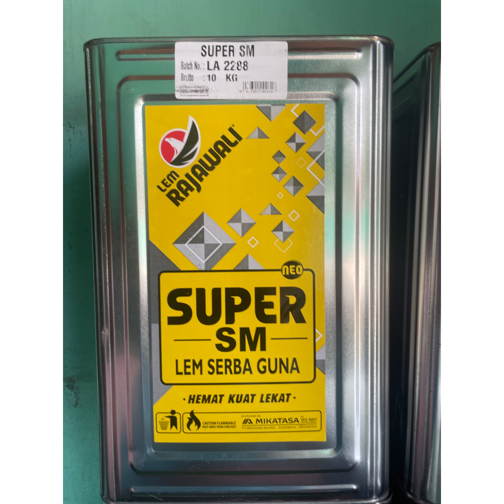 Lem kuning super SM rajawali isi 10 kg / 9Kg / 2.5 KG / lem plastik layangan