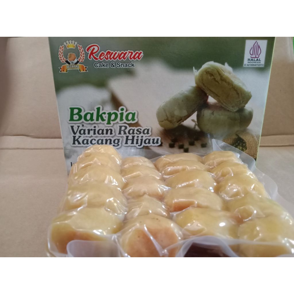 Pia basah pathok kacang ijo isi 20 biji kemasan vakum Asli jogja