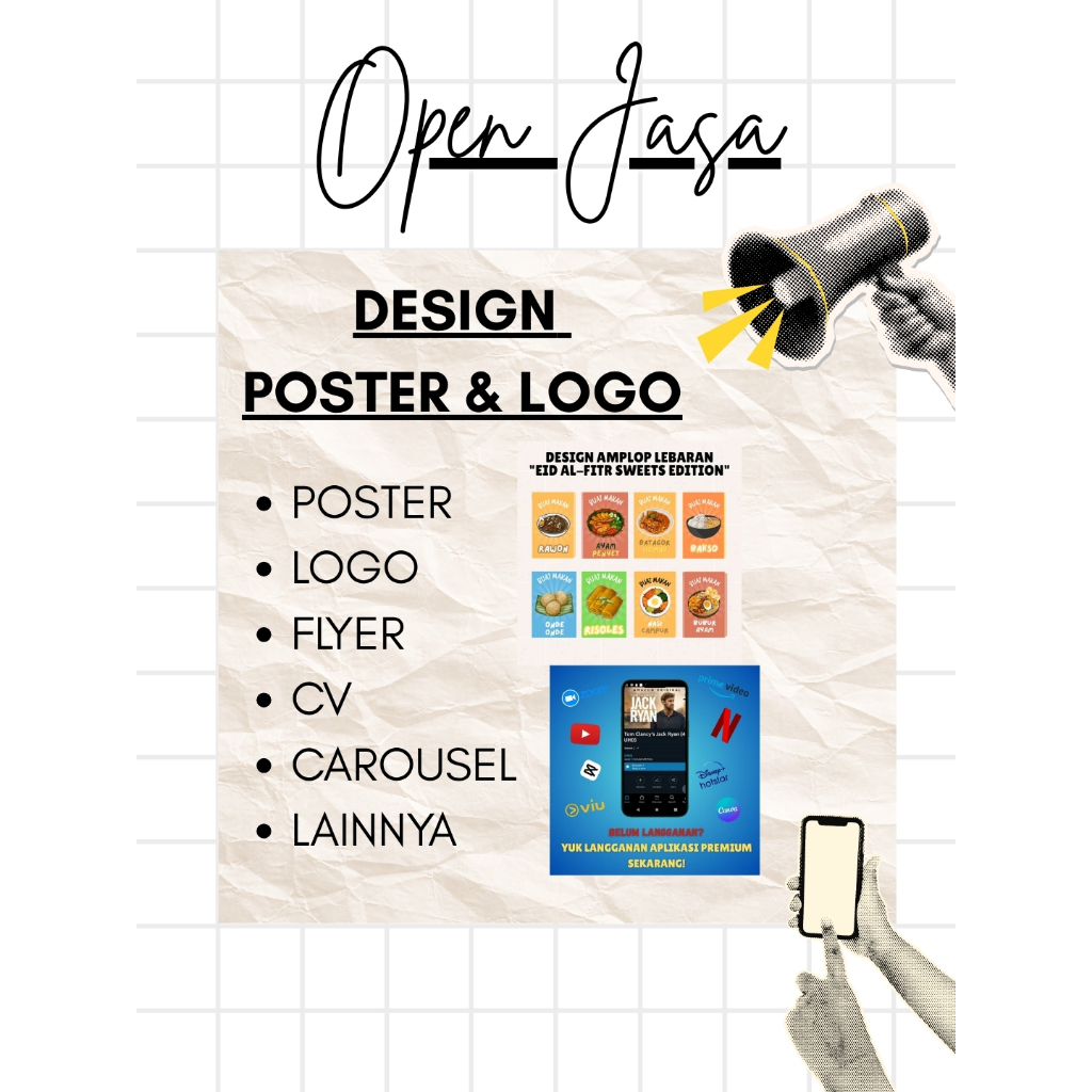 JASA DESIGN POSTER, FLYER, DLL