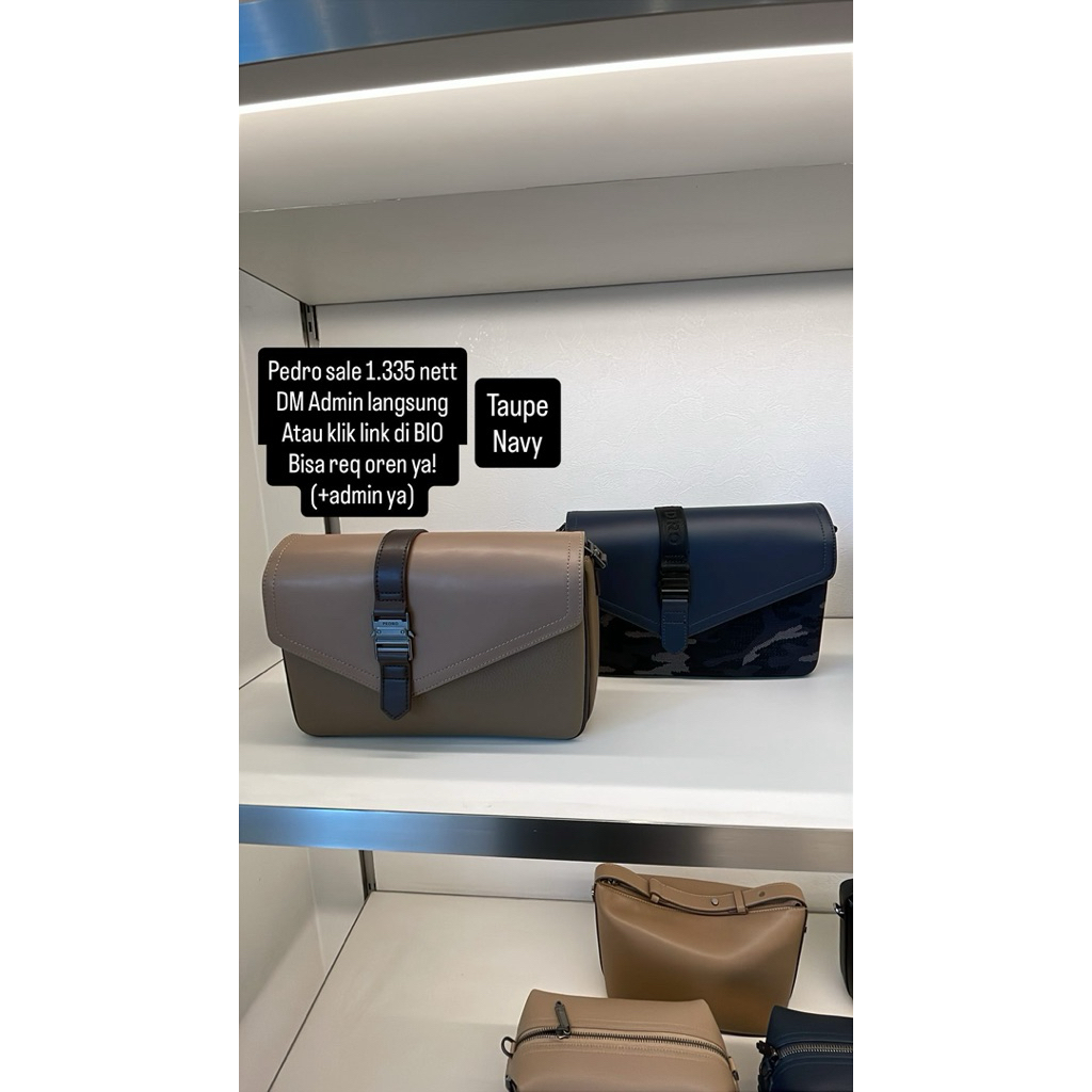 Promo sale discount diskon Tas pria pedro original