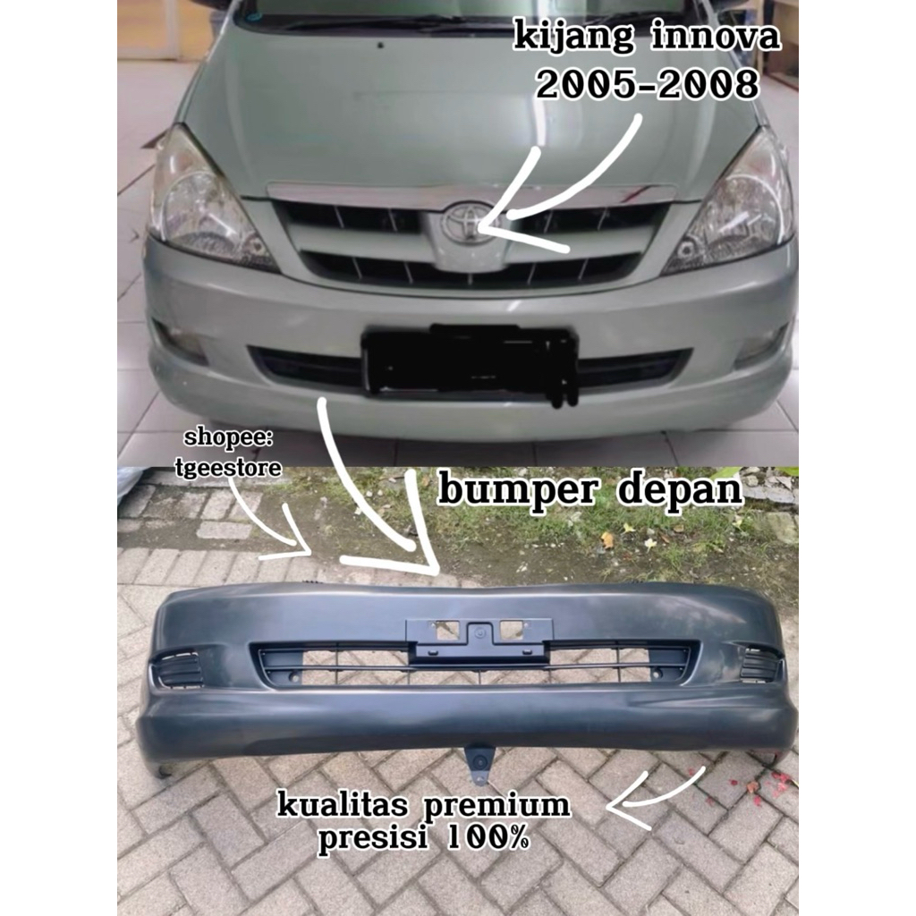 bumper depan innova 2005-2008