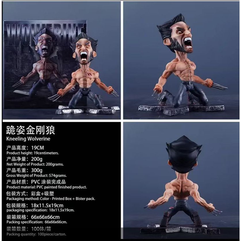 Action Figure Wolverine Knelling Statue 19cm