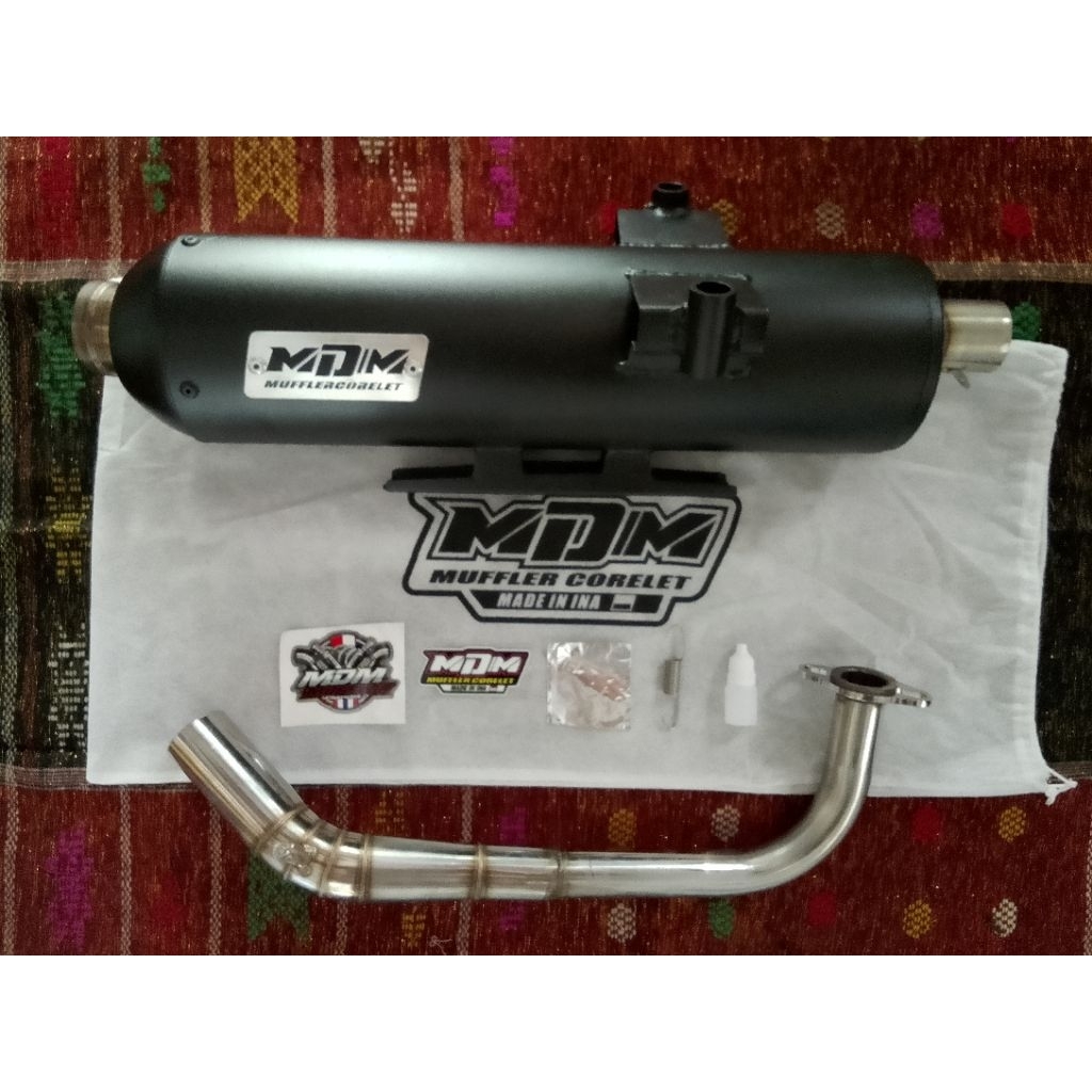 KNALPOT CMS MDM VARIO LED NEW,Moncong Sijiro,Inlet 38