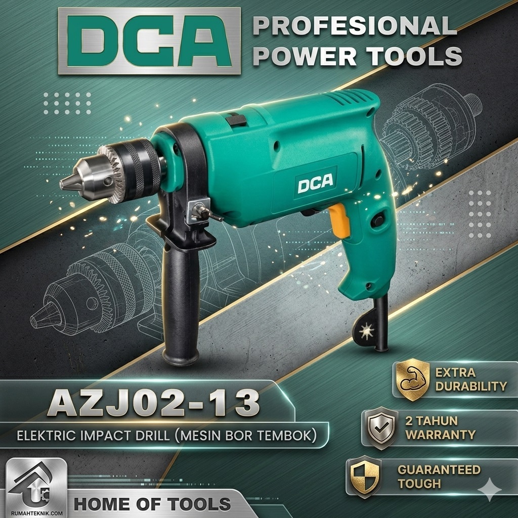 DCA MESIN BOR TANGAN AZJ02-13 DRILL 13mm | MESIN BOR TANGAN LISTRIK AJ02-13 DRILL 13mm | MESIN BOR T