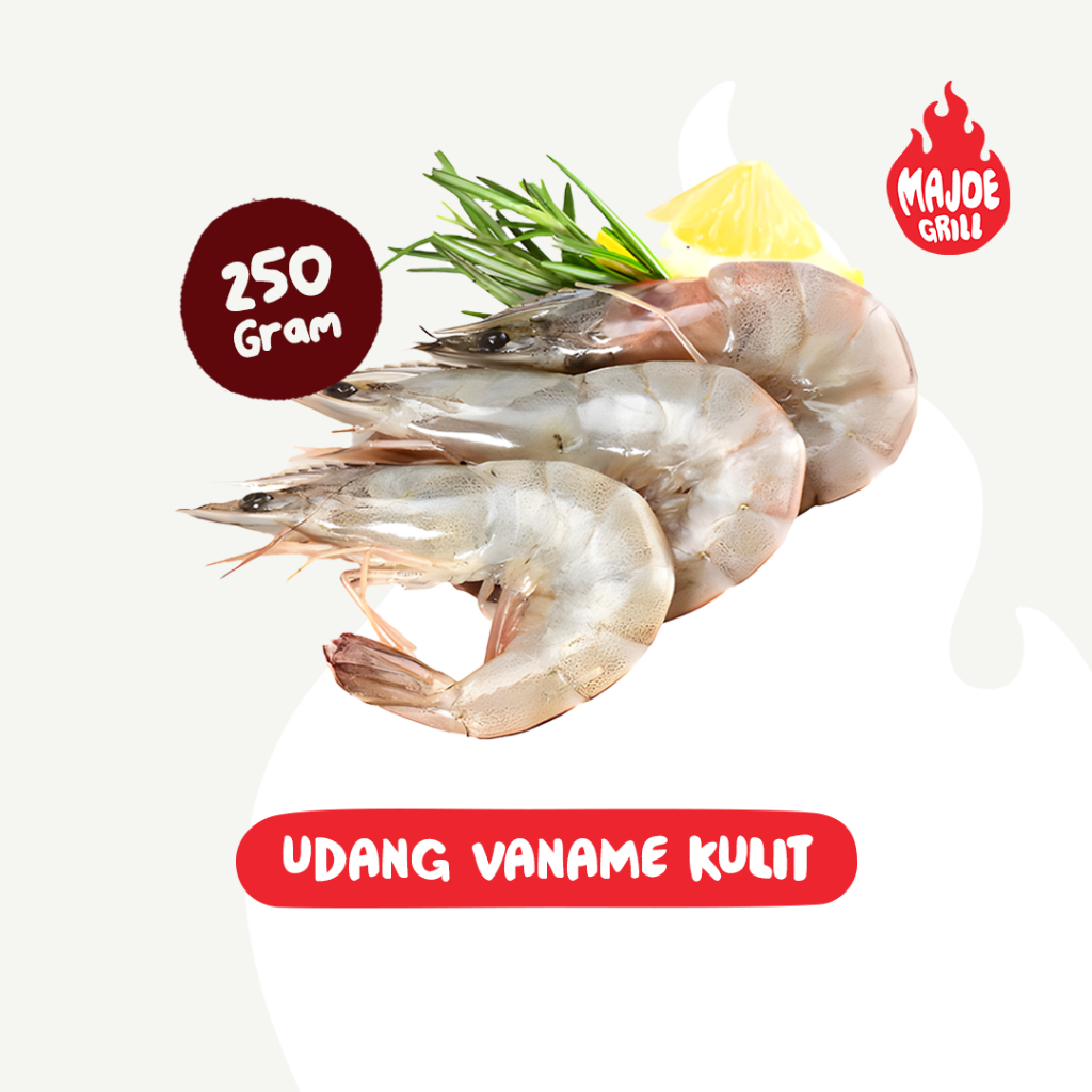 [ INSTANT ] Udang Shrimp Vaname Kulit Jumbo (250 gram)