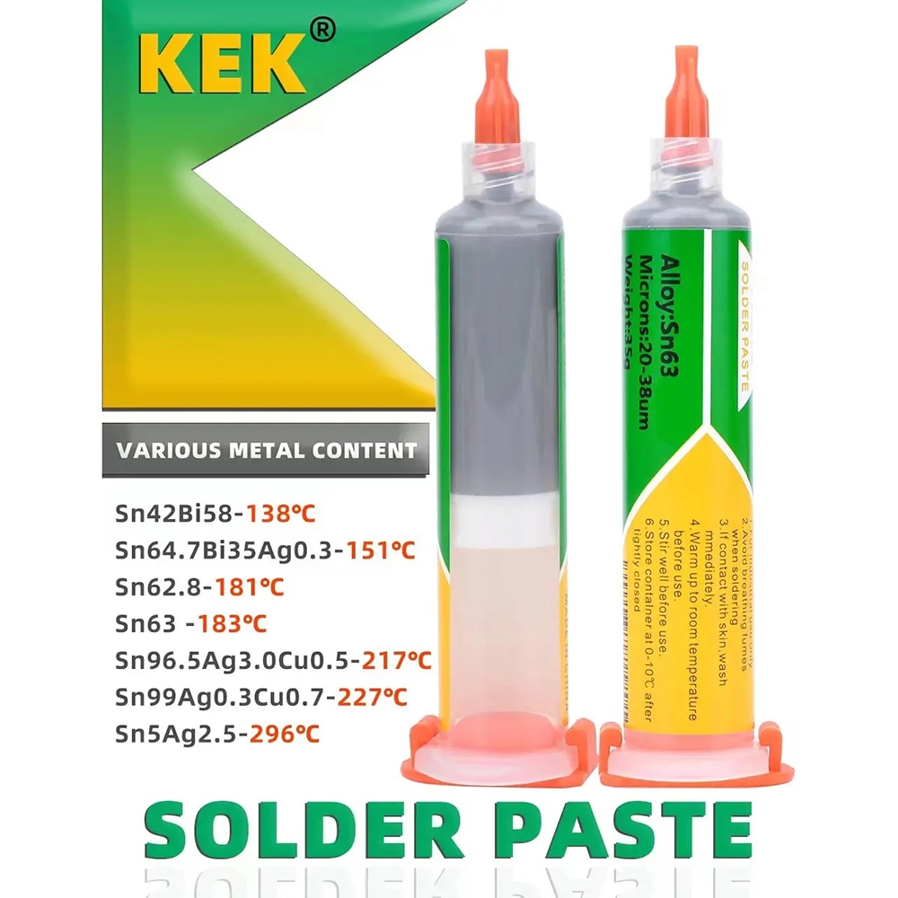 KEK Pasta Timah Solder Cartridge Lead Free 183 Celcius 20g - NC-558-ASM