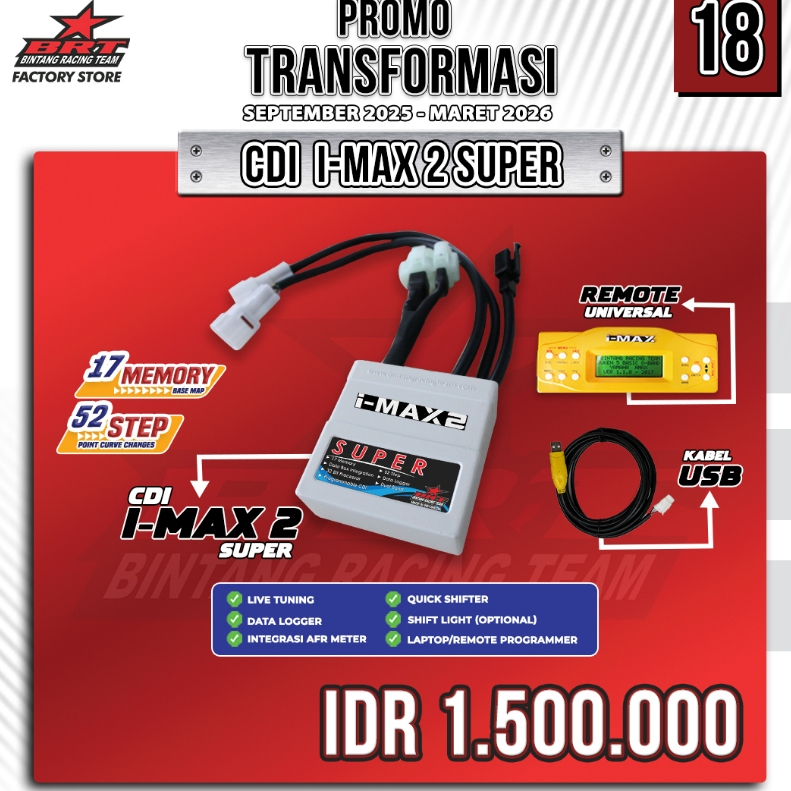 CDI BRT IMAX SUPER (BEAT/SCOOPY/SPACY)